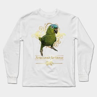 blue-crowned parrot Long Sleeve T-Shirt